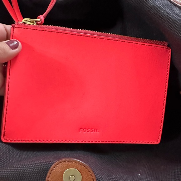 Fossil Origami Llama Print Canvas Shoulder Bag/ Tote - Picture 5 of 11